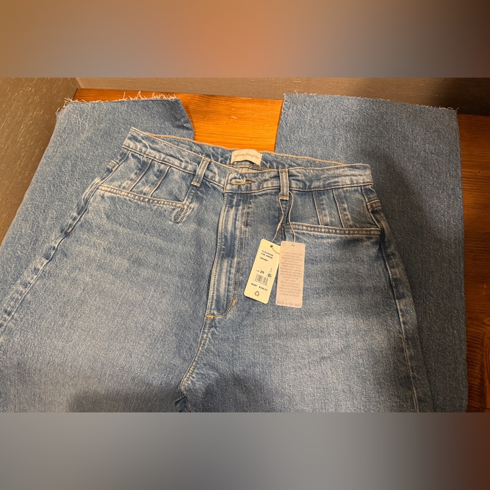 Favorite Daughter The Jordie Super High Rise Wide Leg. Color: Crosby, sz 29 NWT - Picture 9 of 13